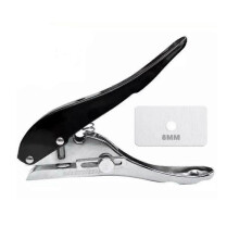 (8mm) Portable Hole Punch Tool,Premium Single Hole Punch Heavy Duty Hole Punch Paper