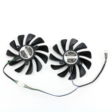 2X Cooling Fan Fit for DATALAND RX590 RX580 Red Devil PLD10015B12H Graphics Card Fan