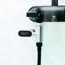 (Style B 1pc) 1/2/3PCS Led Display Celsius Water Temperature Meter Plastic 360 Degrees Rotation Electricity Shower Thermometer Smart Home Baby