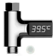 (Style A 1pc) 1/2/3PCS Led Display Celsius Water Temperature Meter Plastic 360 Degrees Rotation Electricity Shower Thermometer Smart Home Baby