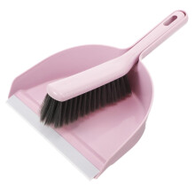 Mini Dustpan and Brush Set Cleaning Brush and Dustpan Compact Dust Pan and Hand Broom for Table Key Board Pet Random Color