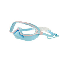 (Light Blue) Swim Goggles with Nose Cover Wide Field Of View Diving Mask Anti-Fog Anti-Leak ,Toddler Swimming Goggles For Kids Ages 4-16