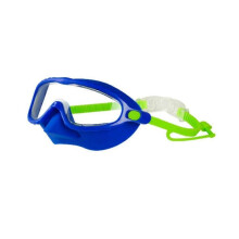 (Dark Blue) Swim Goggles with Nose Cover Wide Field Of View Diving Mask Anti-Fog Anti-Leak ,Toddler Swimming Goggles For Kids Ages 4-16