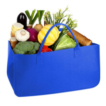 Firewood Bag Large Firewood Basket Storage Felt Shopping Basket Cloths Laundry Hamper (Color : A)