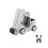(White) 3-in-1 Forklift Wireless Charging Station with Clock & Ambient Light 1