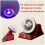 (Black)Solar Charging Colorful Magic Ball RGB Atmosphere Light, Solar-Disco Ball Light 5