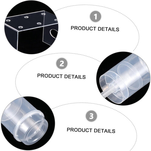Baking Gadget Set Cake Shooter Containers Storage Rack Plastic for Home Commercial Use 1