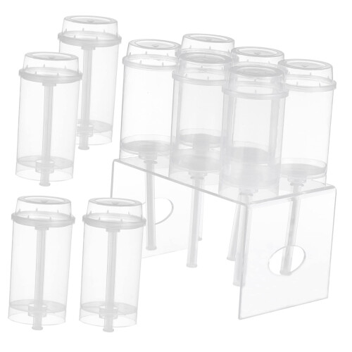 Baking Gadget Set Cake Shooter Containers Storage Rack Plastic for Home Commercial Use