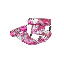 (C) Inflatable Pool Floats: Plant Pattern Lounge Chairs & Mats for Summer Beach Fun