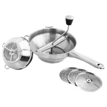Food Mill For Canning - Tomato Press Stainless Steel Potato Ricer With Handle Food Mill