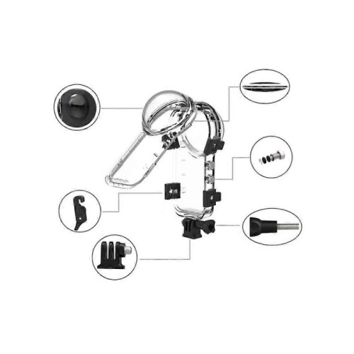 All-Invisible Dive Housing Case for Insta360 X5 50M Dive Waterproof Protect Case 1