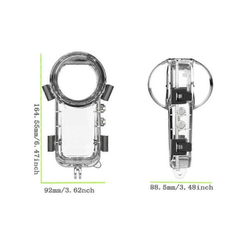 All-Invisible Dive Housing Case for Insta360 X5 50M Dive Waterproof Protect Case 2