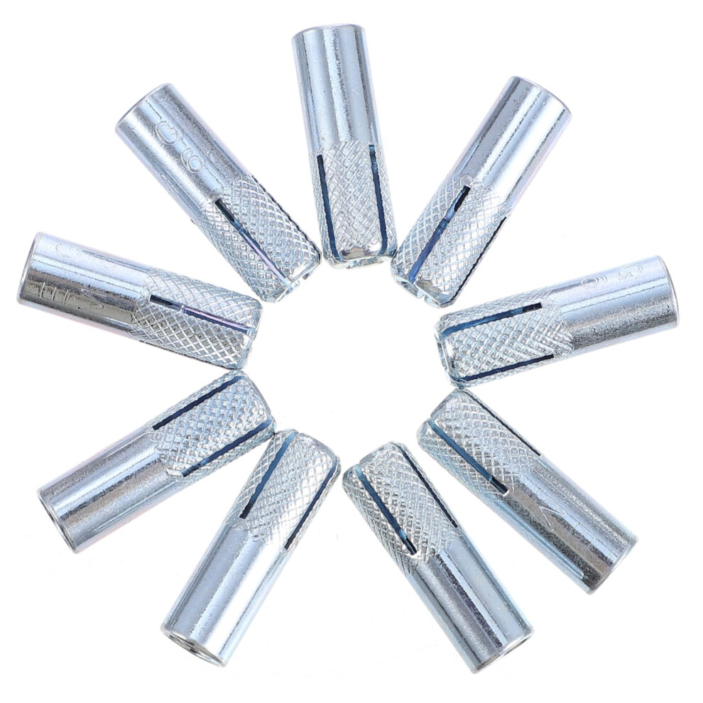 50 Pcs Drop In Anchor Expansion Sleeve Bolt Threaded Bolt For Drywall Concrete Anchors 820064807281