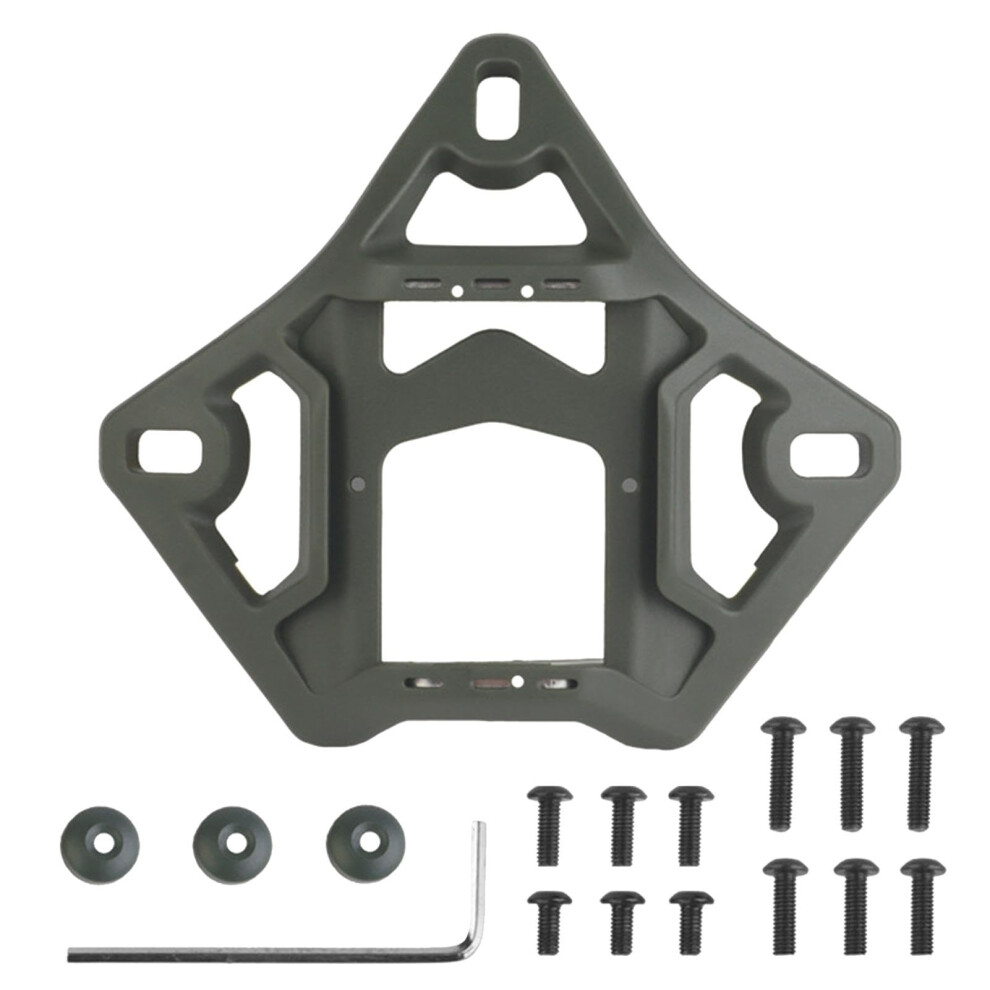 Helmet Nvg Mount Helmet Nvg Mount Nylon Shroud Sports Camera Bracket Base 820064807649