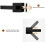 Interior Keyless Door Handle, Matt Black Square Passage Door Knobs for Hall  Closet 2
