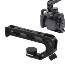 Camera Cage Top Handle, with 3/8 inch Locating P for ARRI Grip, Universal Video Rig with Cold Shoe Mount, for Microphone, LED Light, Monitor