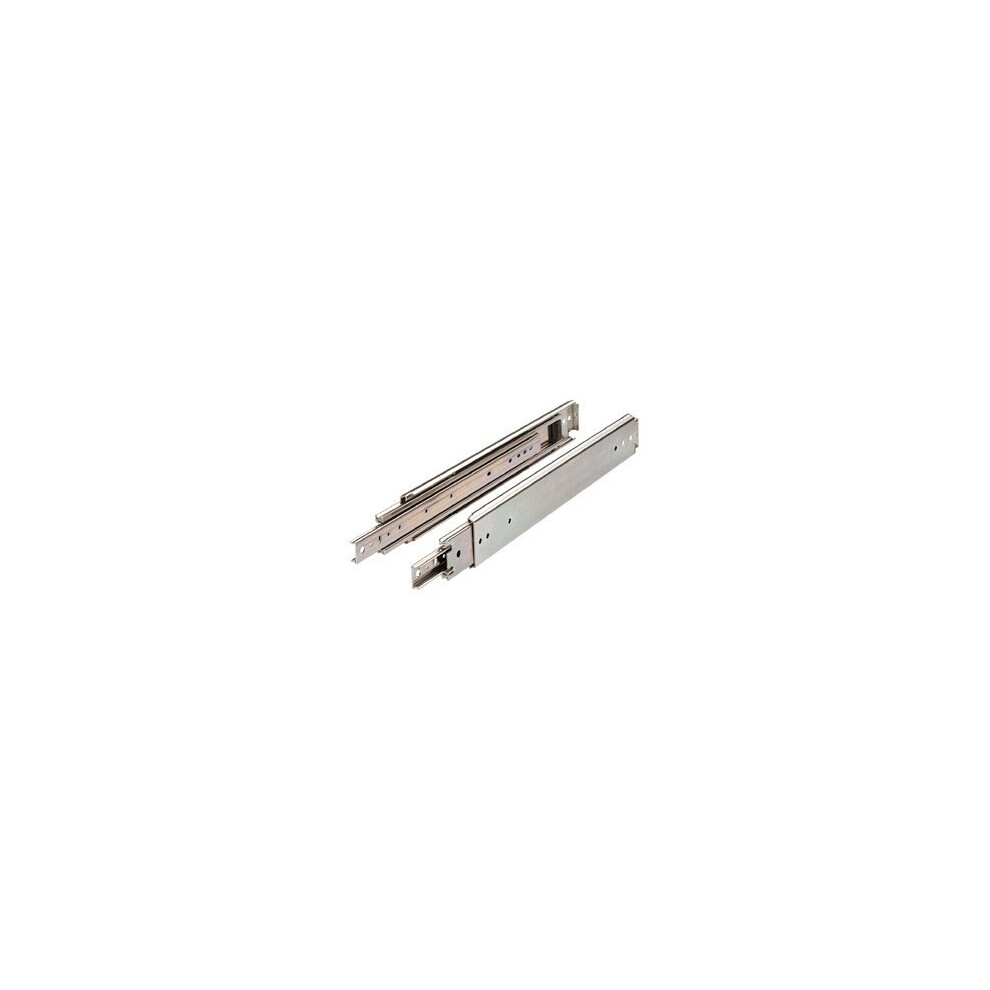 Drawer Slide, Full Extension, 24 In,, 500 Lb. Capacity, Zinc By 820064807809