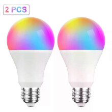 (2pcs)15W TUYA WiFi E27 RGBCW LED Lamp Bulb Smart Home Night Light , Alexa Google Home Yandex Alice, 220V Dimmable Leds Bulbs For Home