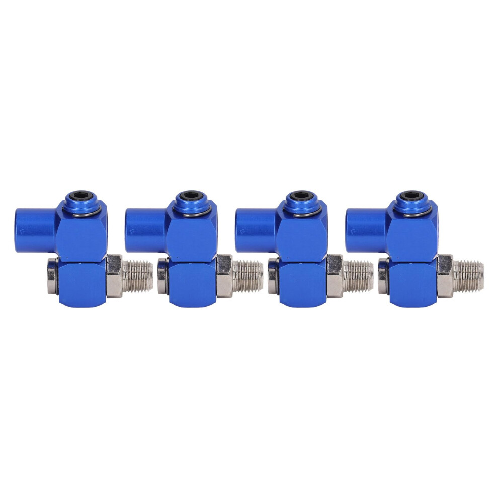 1/4In Npt Swiveling Air Hose Connector, 360 Degree Air Tool Fitting Connector, 4Pcs Pneumatic Tool Adapter For Grinders, Sanders, Drills 820064808288