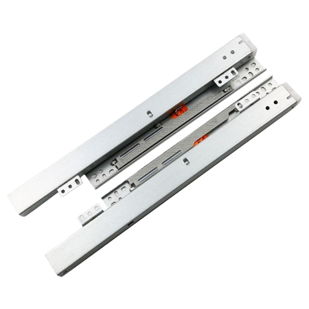 Full Extension Telescopic Slide Drawer Slides Drawer Sliders Bottom Mount Drawer Glides 3 Folds 820064808332