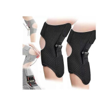 (2pcs,Black)Swarous Knee Booster,2025 New Knee Assistive Device, KneeBooster Brace