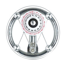 Professional Analogue Bathroom Scales, Batteryless Mechanical Scales, 8mm Transparent Tempered Glass