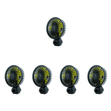 5pcs Car Fans for Rear Seat powered Fan 3speed Air Conditioner for Car Easy Installati