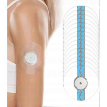 Freestyle Libre 3 Continuous Glucose Monitoring Sensor System with 45 Transparent Adhesive Patches for Secure Wear