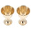 Set of 2 Sturdy Copper Drinking Cups for Wine, Champagne, and Barware Use 3