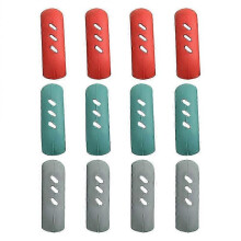 12Pcs Silicone Pot Grip Sleeves for Various Cookware, Heat-Resistant Grip Covers for Safe Handling and Protection