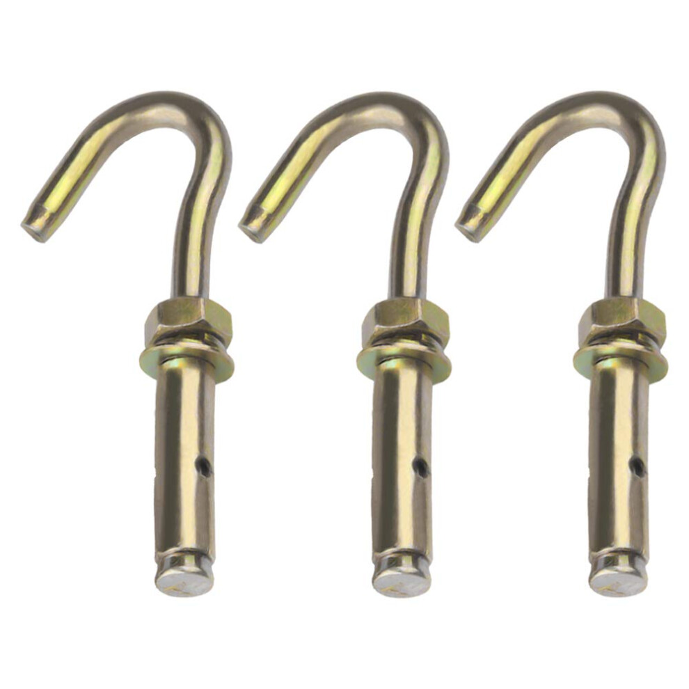 Expansion Screw, Stainless Steel Expansion Bolts, Screws, Open Expansion Hook Anchor Bolt, M10100(90) / 5 Pieces 820064809094