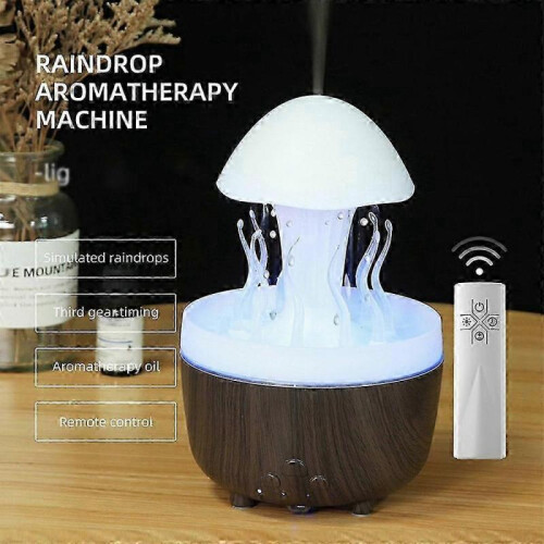 Rotating Jellyfish Essential Oil Diffuser Humidifier with 7 Color Night Light for Desktop Use 2