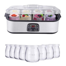 Probiotic Yogurt Maker with 8 Lids, 36 Hour Yogurt Maker, 1400ML Multifunctional