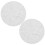 2Pcs Fabric Ceiling Lampshade Dazzling-proof Chandelier Cover Round Shade Plate 10