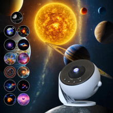 Galaxy Projector,Planetarium Star Projector for Bedroom Ultra Clear Night Light,with 4K Replaceable 13 Galaxy Discs