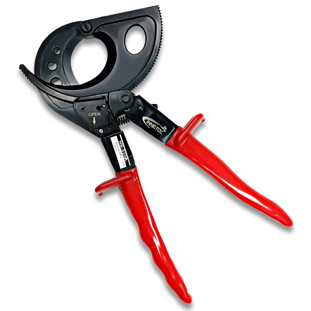 Ratcheting Cable Cutter, 400Mm2 Aluminum Copper Wire Cutters For Cutting Electrical Wire As Ratchet Wire Cutters (400Mm2) 820064809629