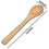 60 Pieces Mini Wooden Spoon Set for Serving Small Soups and Condiments 7