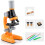 Lab Microscope Accessories 100X 400X 1200X Biological Microscope Home Microscope(Yellow) 3