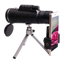 Refractor Telescope Mobile Phones Monocular Telescope with Compass and Tripod Astronomical Refractor Telescope Outdoor Astronomy Telescope