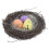 1 Set Simulation Bird Nest Easter Foam Eggs Artificial Nest for Easter Décor and Celebrations 2