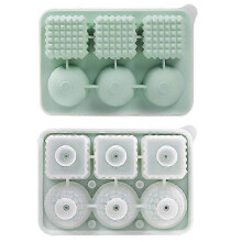 6 Cavity Silicone Ice Cube Tray for Whiskey Cocktails Leak Proof Ice Ball Mold Suitable for Spirits
