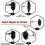 Travel Umbrella with Auto-Folding Feature - Reverse Ventilation & UV Protection Layer 10