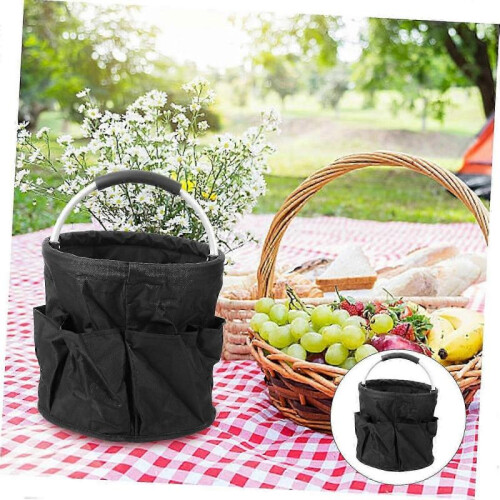 Foldable Storage Bag for Outdoor Picnic and Garden Tool Organization 2