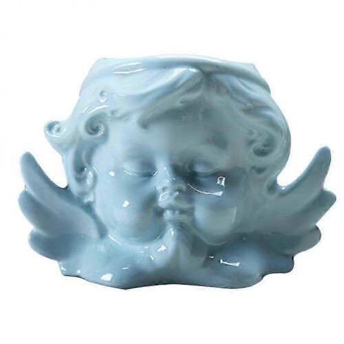 Ceramic Succulent Holder Desktop Planter Table Flowerpot Random Style Blue 1