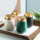 Foam-grey Ceramic Soap Dispenser for Kitchen or Bathroom Use 5