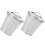 2 Pack Compact Trash Bin Desktop Garbage Containers Versatile Storage Buckets for Home or Office Use 9