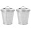 2 Pack Compact Trash Bin Desktop Garbage Containers Versatile Storage Buckets for Home or Office Use 10