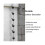 Rain Chains for Gutters with Mobile Birds on Cups - 7.8 Ft Rain Chimes with Hanger Attached 21