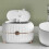 Desktop Waste Bin with Lid Mini Storage Bin for Bedside Bedroom Living Room Coffee Table 5