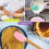 5-Pack Silicone Spatulas Ideal for Various Cooking Needs Featuring Heat-Resistant Bamboo Handles 16